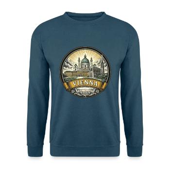Wiener Österreich Reiseabzeichen Schönbrunn Souvenir - Unisex Pullover - Indigoblau - Vorne