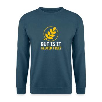 Glutenfrei - Unisex Pullover - Indigoblau - Vorne
