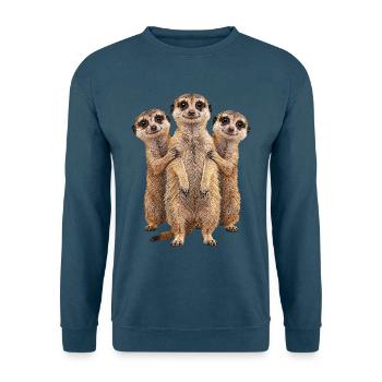 Erdmaennchen - Unisex Pullover - Indigoblau - Vorne