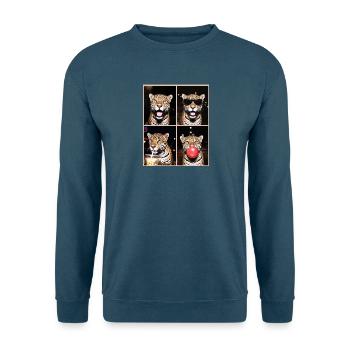 Jaguare Jaguar - Unisex Pullover - Indigoblau - Vorne