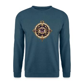 Sternenauge Mandala Orbit - Unisex Pullover - Indigoblau - Vorne