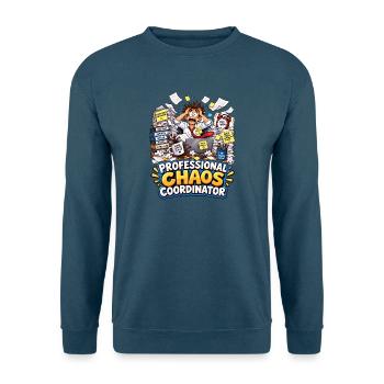 Professioneller Chaoskoordinator - Unisex Pullover - Indigoblau - Vorne