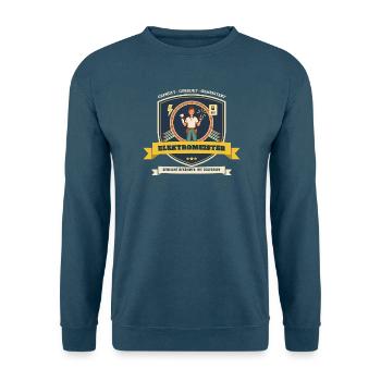 Elektromeister – Geprüft Geerdet Meisterprüfung - Unisex Pullover - Indigoblau - Vorne