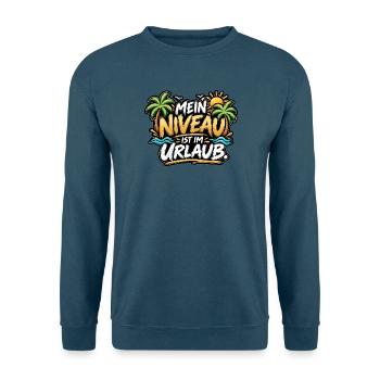 Mein Urlaub ist im Urlaub - Unisex Pullover - Indigoblau - Vorne