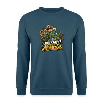 Gärtner Unkraut ich nenne es Wildbestand - Unisex Pullover - Indigoblau - Vorne