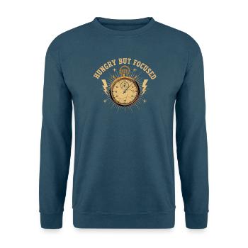 Hungry But Focused Taschenuhr - Unisex Pullover - Indigoblau - Vorne