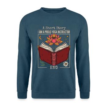 Yoga Instructor A Short Story I Am A Yoga Trainer - Unisex Pullover - Indigoblau - Vorne
