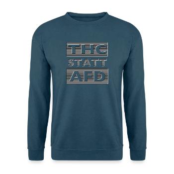 THC STATT AFD - Unisex Pullover - Indigoblau - Vorne