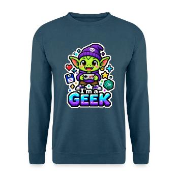 ICH BIN EIN NERD - Goblinspieler - Unisex Pullover - Indigoblau - Vorne