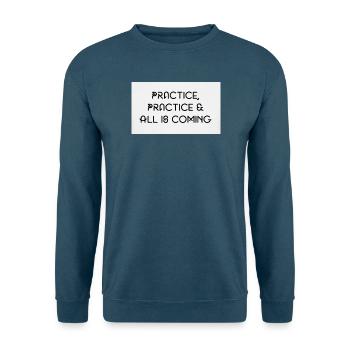 Praxis  - Unisex Pullover - Indigoblau - Vorne
