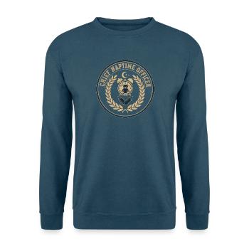 Naptime Officer Teddy - Unisex Pullover - Indigoblau - Vorne