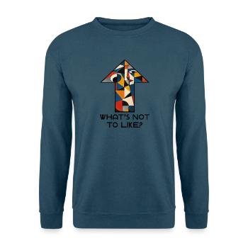 Was gibt es da nicht zu mögen - Unisex Pullover - Indigoblau - Vorne
