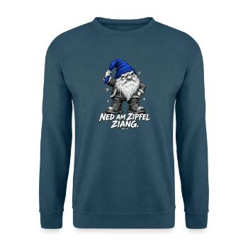 Weihnachtsgnom Zipfelmütze - Unisex Pullover - Indigoblau - Vorne