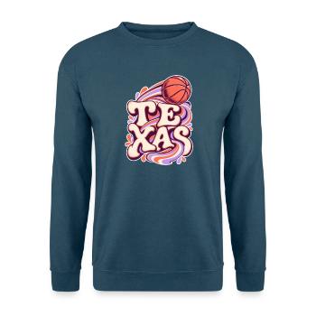 Texas Hoop Swirl - Unisex Pullover - Indigoblau - Vorne