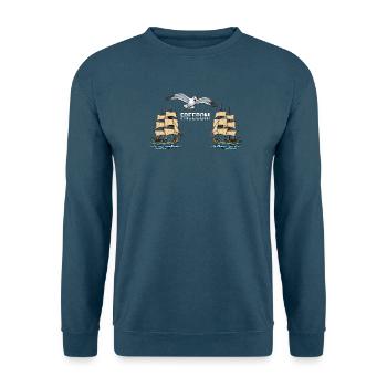 Freiheit - Unisex Pullover - Indigoblau - Vorne