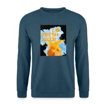 Fresh_juice_-4500_x_5400_px- - Unisex Pullover - Indigoblau - Vorne