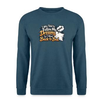 Ich streite nicht – Kaffee mit Meinung - Unisex Pullover - Indigoblau - Vorne
