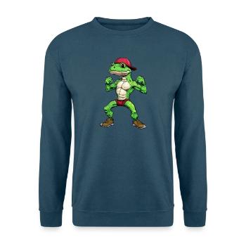 Sport Tiere Eidechse - Unisex Pullover - Indigoblau - Vorne