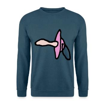 Pinker Schnuller Kleinkind Baby - Unisex Pullover - Indigoblau - Vorne