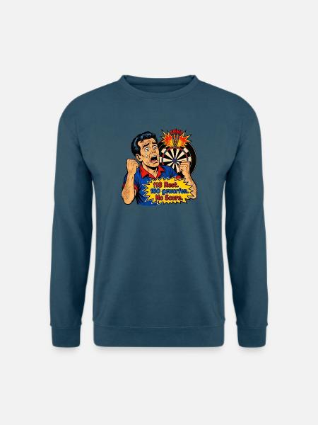 PopArt Dartboard Drama - Unisex Pullover - Indigoblau