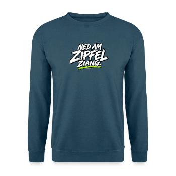 Ned am Zipfelzang - Unisex Pullover - Indigoblau - Vorne
