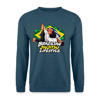 Kimura – BJJ Brasilianischer Jiu-Jitsu-Lebensstil - Unisex Pullover - Indigoblau - Vorne