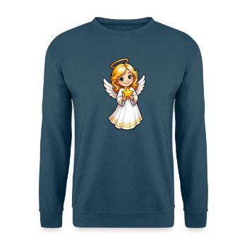 Himmlischer Sternenträger - Unisex Pullover - Indigoblau - Vorne