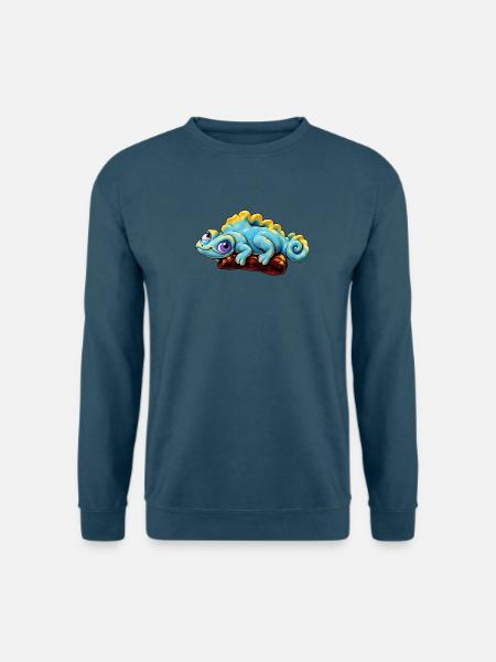 Jaszczurka_SpokoLoko - Unisex Pullover - Indigoblau