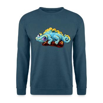 Jaszczurka_SpokoLoko - Unisex Pullover - Indigoblau - Vorne
