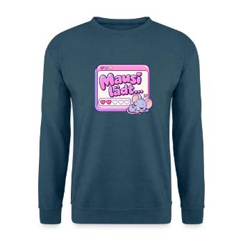 Mausi lädt Y2K - Unisex Pullover - Indigoblau - Vorne