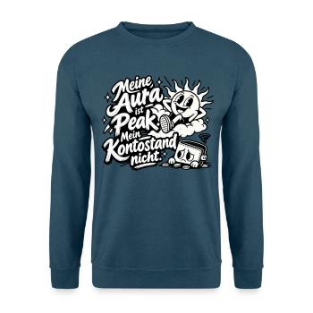 Meine Aura ist Peak - Unisex Pullover - Indigoblau - Vorne