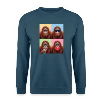 Orang-Utans Orang-Utan - Unisex Pullover - Indigoblau - Vorne