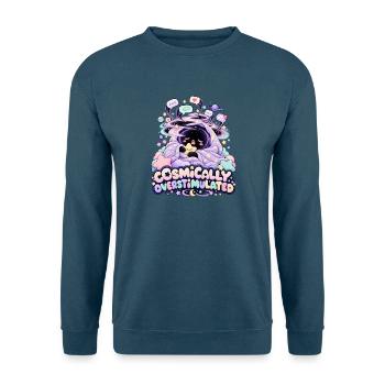 Kosmisch Überstimulierter Kuschelstern - Unisex Pullover - Indigoblau - Vorne