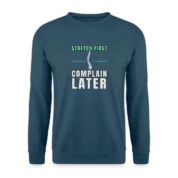 Krankengymnastik Reha Physio Humor Physiotherapeut - Unisex Pullover - Indigoblau - Vorne