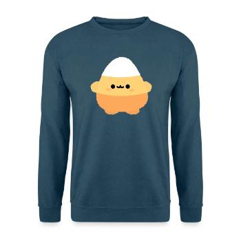 Candy Corn Kawaii Plüschtier - Unisex Pullover - Indigoblau - Vorne