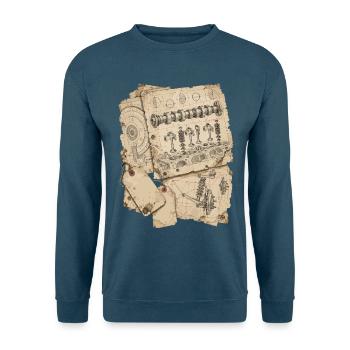 USDM USA Autos United States Domectic Market - Unisex Pullover - Indigoblau - Vorne