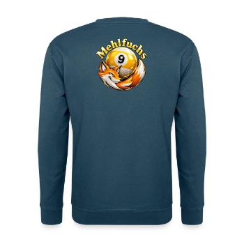 9Ball Billard Mehlfuchs  - Unisex Pullover - Indigoblau - Hinten