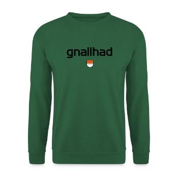 gnallhad - Mundart Design - Unisex Pullover - Grün - Vorne