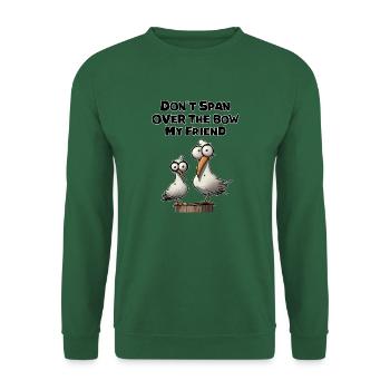 Deutsch Englisch Redewendungen Sprichwort - Unisex Pullover - Grün - Vorne