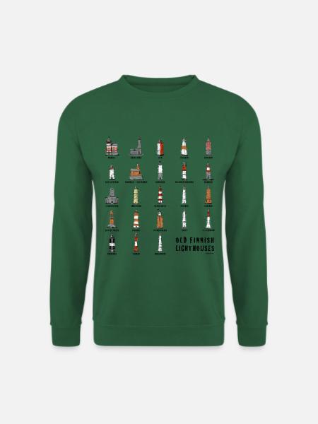 FINNISH LIGHTHOUSE Hemden, Textilien und Geschenkartikel - Unisex Pullover - Grün