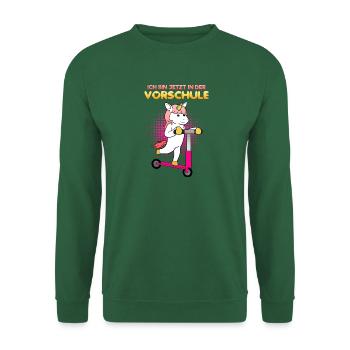 Vorschule Mädchen Vorschulkind - Unisex Pullover - Grün - Vorne