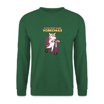 Vorschule Mädchen Vorschulkind - Unisex Pullover - Grün - Vorne