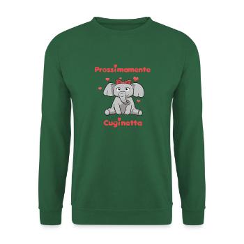 Prossimamente Cuginetta Dolce Elefante - Unisex Pullover - Grün - Vorne