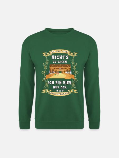 Stallbursche Reiten Pferd Stall witziger Spruch - Unisex Pullover - Grün