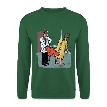 Umsichtiger Urologe Prostatacheck - Unisex Pullover - Grün - Vorne