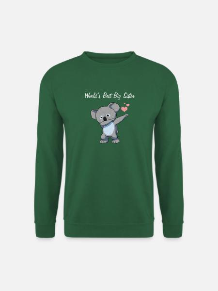 Big Sister Koala - Unisex Pullover - Grün