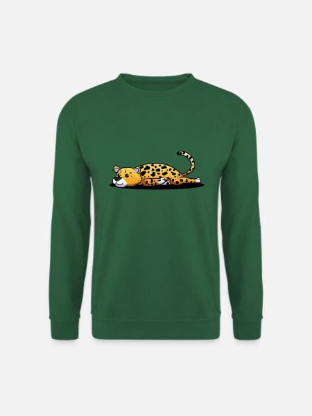 Leopard - Unisex Pullover - Grün