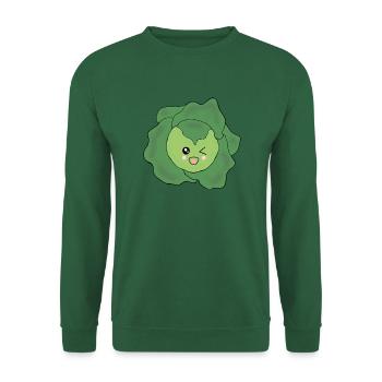 Salat Gemüse Kostüm Fasching Karneval Partnershirt - Unisex Pullover - Grün - Vorne