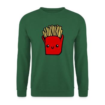 Pommes - Unisex Pullover - Grün - Vorne