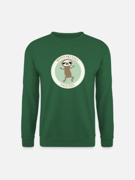 hyperaktiv Faultier - Unisex Pullover - Grün